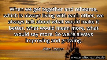 Englisches Zitat von Alice Cooper als Bild