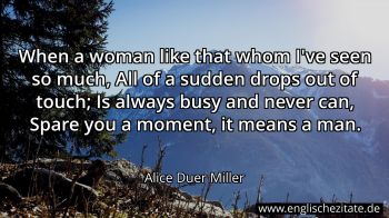 Englisches Zitat von Alice Duer Miller als Bild