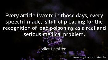 Englisches Zitat von Alice Hamilton als Bild