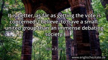 Englisches Zitat von Alice Paul als Bild