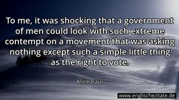 Englisches Zitat von Alice Paul als Bild