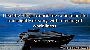 Englisches Zitat von Alice Temperley als Bild