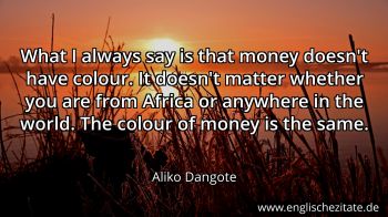 Englisches Zitat von Aliko Dangote als Bild