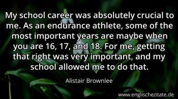 Englisches Zitat von Alistair Brownlee als Bild