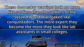 Englisches Zitat von Alistair Cooke als Bild