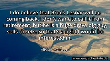 Englisches Zitat von Alistair Overeem als Bild