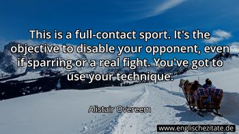 Englisches Zitat von Alistair Overeem als Bild