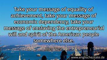 Englisches Zitat von Allen West als Bild