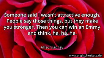 Englisches Zitat von Allison Janney als Bild