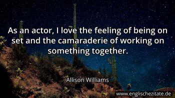 Englisches Zitat von Allison Williams als Bild