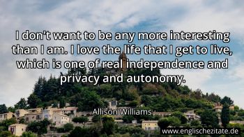 Englisches Zitat von Allison Williams als Bild