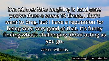 Englisches Zitat von Allison Williams als Bild