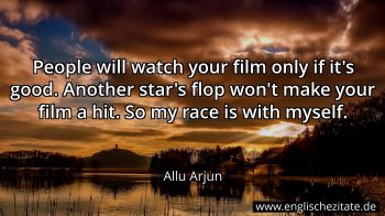 Englisches Zitat von Allu Arjun als Bild