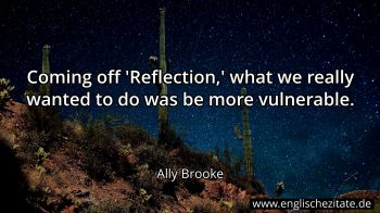 Englisches Zitat von Ally Brooke als Bild