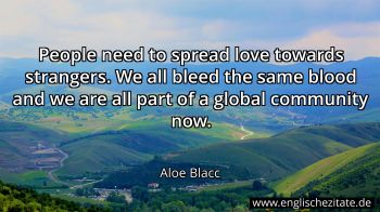 Englisches Zitat von Aloe Blacc als Bild