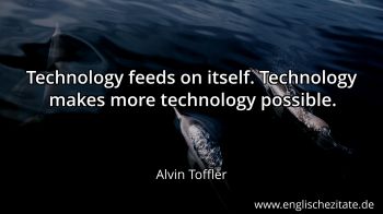 Englisches Zitat von Alvin Toffler als Bild
