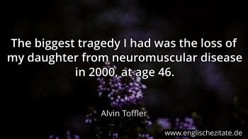 Englisches Zitat von Alvin Toffler als Bild