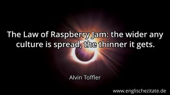 Englisches Zitat von Alvin Toffler als Bild