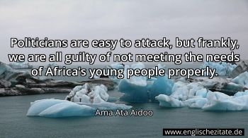 Englisches Zitat von Ama Ata Aidoo als Bild