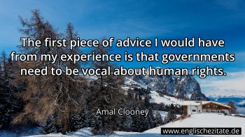 Englisches Zitat von Amal Clooney als Bild
