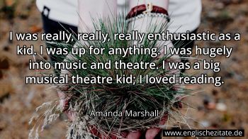 Englisches Zitat von Amanda Marshall als Bild