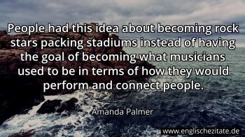 Englisches Zitat von Amanda Palmer als Bild