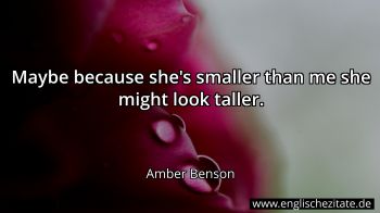 Englisches Zitat von Amber Benson als Bild