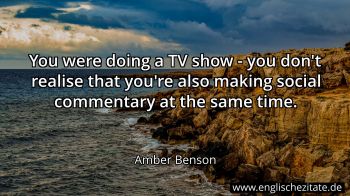 Englisches Zitat von Amber Benson als Bild