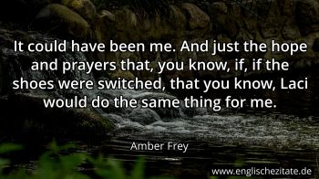 Englisches Zitat von Amber Frey als Bild