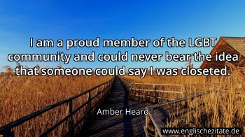 Englisches Zitat von Amber Heard als Bild
