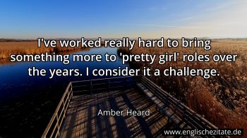 Englisches Zitat von Amber Heard als Bild