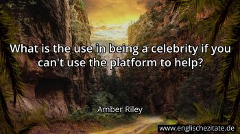 Englisches Zitat von Amber Riley als Bild