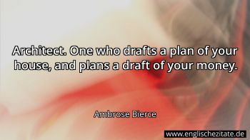 Englisches Zitat von Ambrose Bierce als Bild