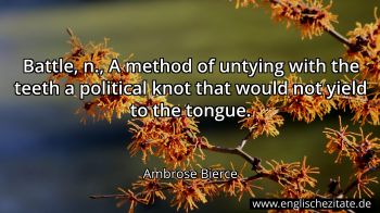Englisches Zitat von Ambrose Bierce als Bild