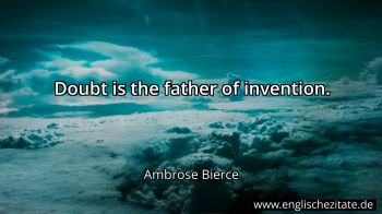 Englisches Zitat von Ambrose Bierce als Bild
