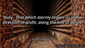 Englisches Zitat von Ambrose Bierce als Bild