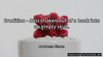 Englisches Zitat von Ambrose Bierce als Bild