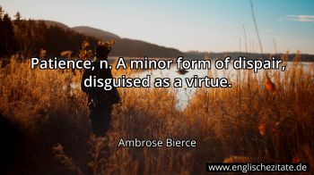 Englisches Zitat von Ambrose Bierce als Bild
