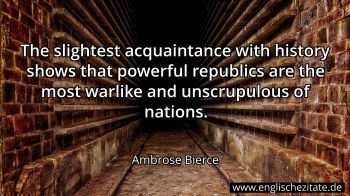 Englisches Zitat von Ambrose Bierce als Bild