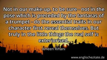 Englisches Zitat von Ameen Rihani als Bild