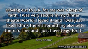 Englisches Zitat von Amy Adams als Bild