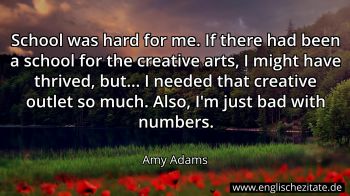 Englisches Zitat von Amy Adams als Bild
