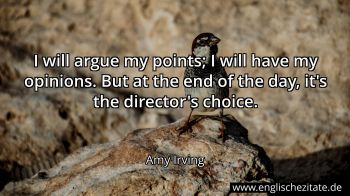 Englisches Zitat von Amy Irving als Bild