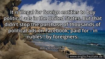 Englisches Zitat von Amy Klobuchar als Bild