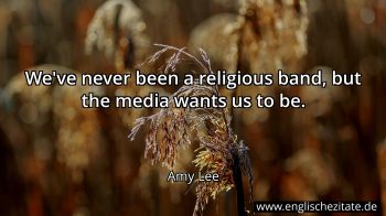 Englisches Zitat von Amy Lee als Bild