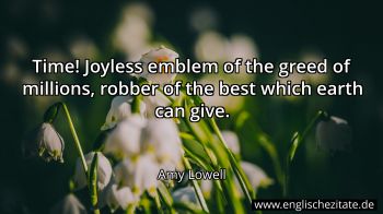 Englisches Zitat von Amy Lowell als Bild