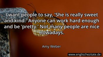 Englisches Zitat von Amy Weber als Bild