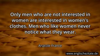 Englisches Zitat von Anatole France als Bild