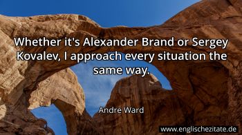 Englisches Zitat von Andre Ward als Bild