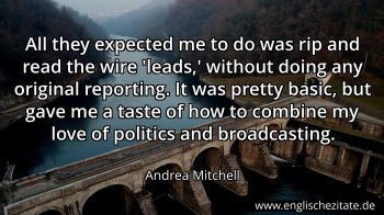 Englisches Zitat von Andrea Mitchell als Bild